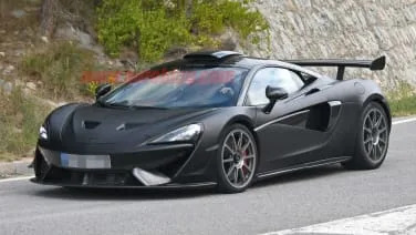 McLaren 620R spied looking cooler than the race car