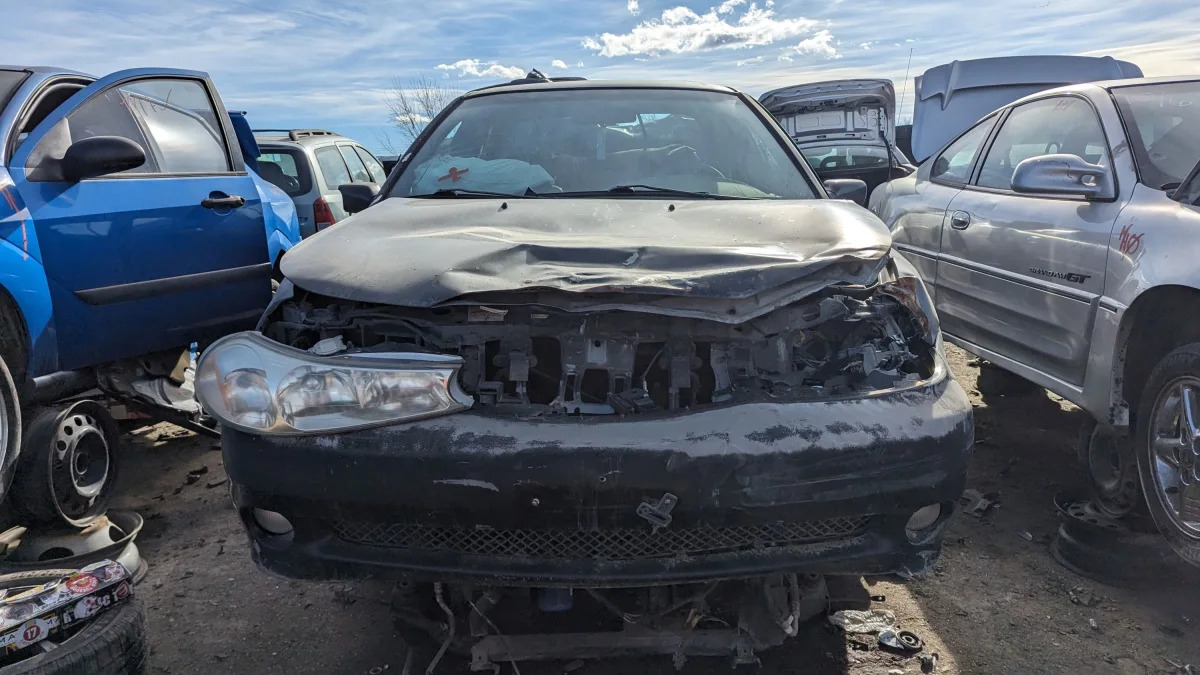 49 - 1998 Ford Contour SVT in Colorado junkyard - photo by Murilee Martin