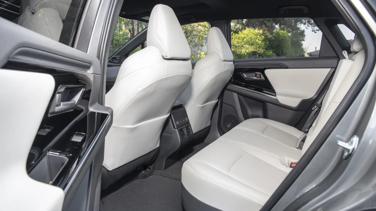 2023 Toyota bZ4X Limited back seat