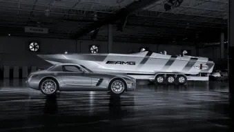 Mercedes-Benz SLS AMG-Inspired Cigarette Racing Boat