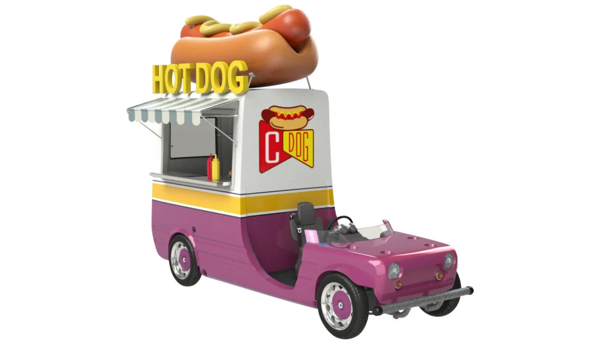 Toyota Camatte hot dog truck