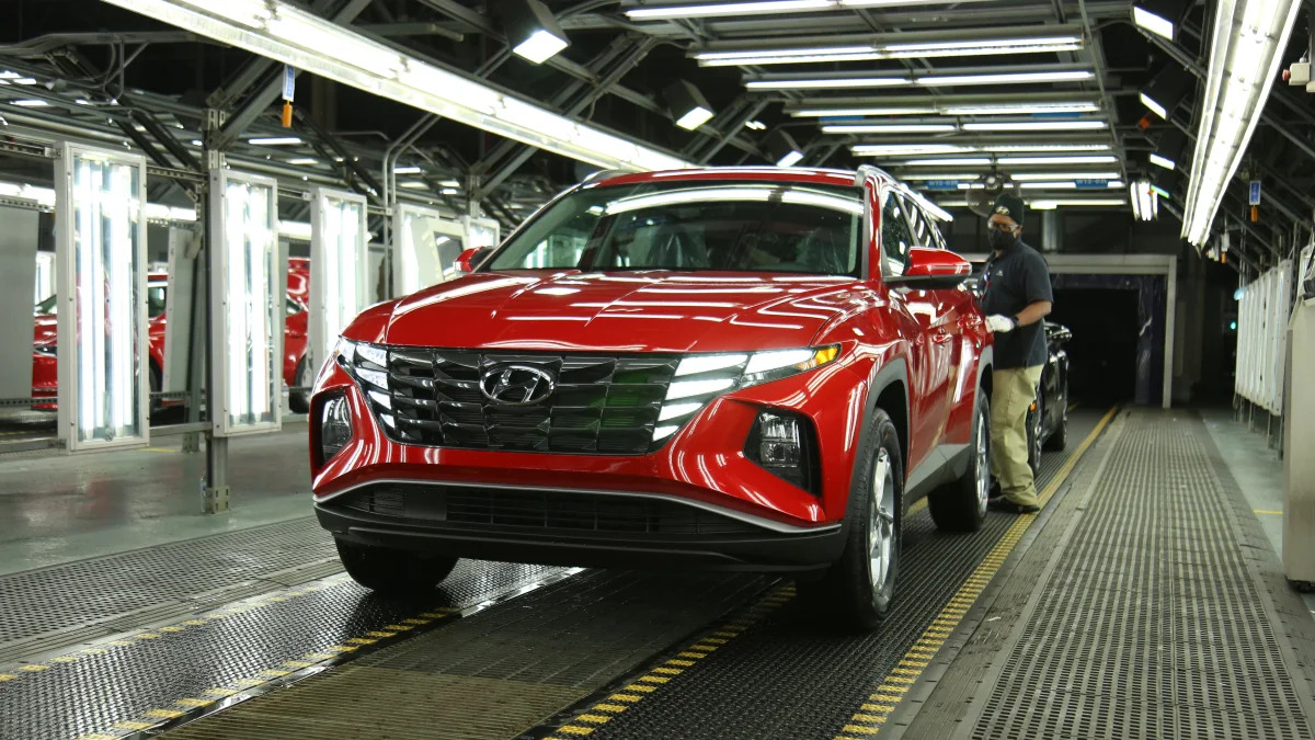 2022 Hyundai Tucson production
