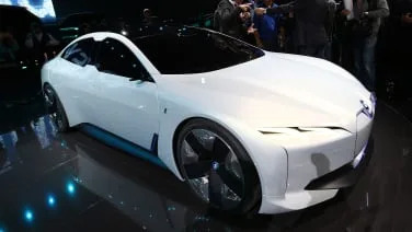 BMW's i Vision Dynamics Concept shows a 2020s four-door electric saloon