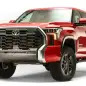2022 Toyota Tundra with factory TRD accessories