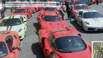 Ferraris on Google Street View