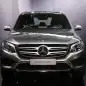 The 2016 Mercedes-Benz GLC 350e unveiled in Stuttgart, front view.