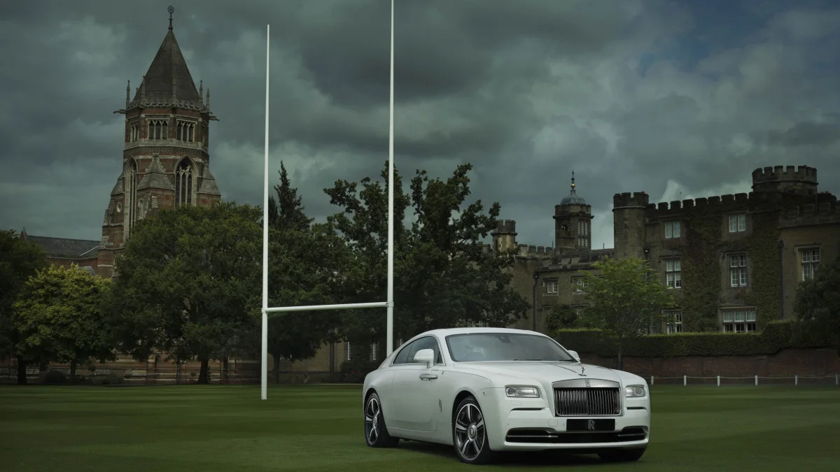 Rolls-Royce Wraith History of Rugby front 3/4