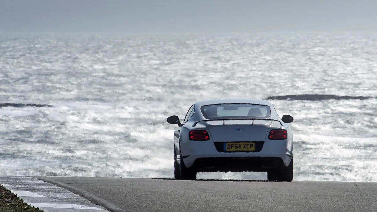 2015 Bentley Continental GT3-R on track