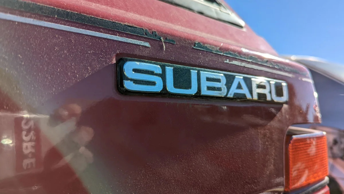 11 - 1991 Subaru Loyale Wagon in Colorado junkyard - photo by Murilee Martin