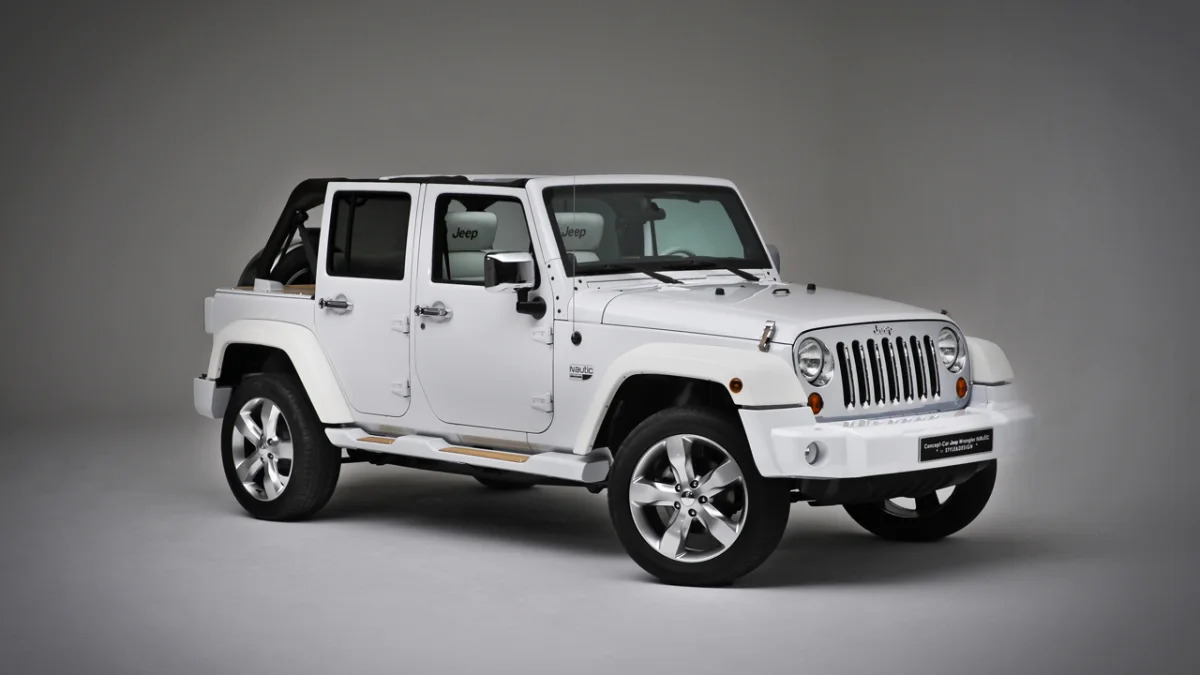 Jeep Wrangler White and Black by Style & Design