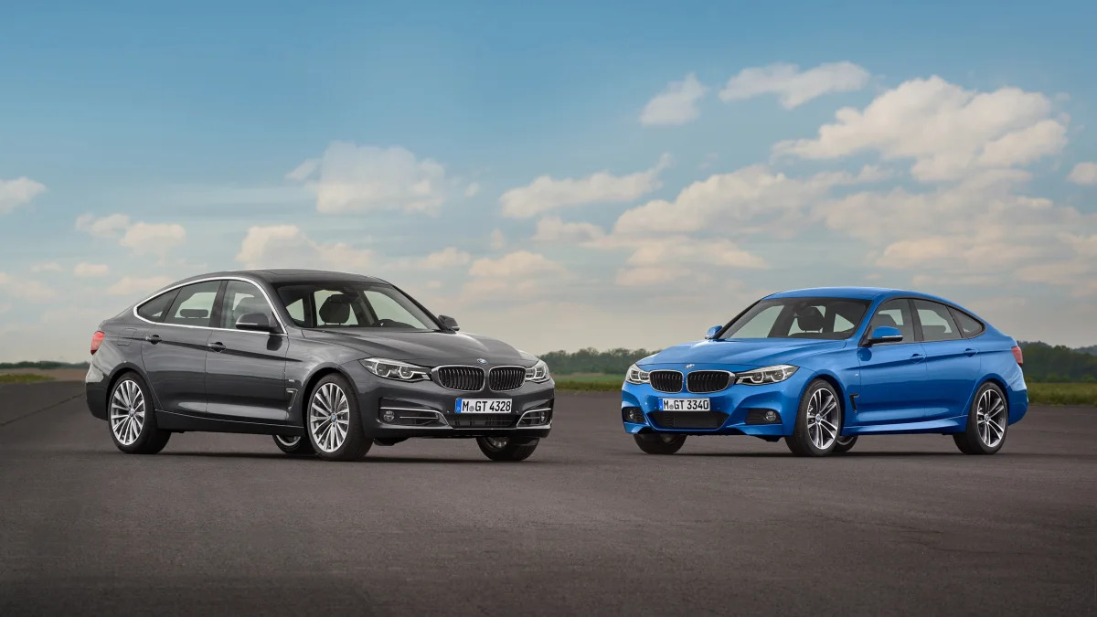 2017 BMW 3 Series Gran Turismo M Sport and Luxury pair