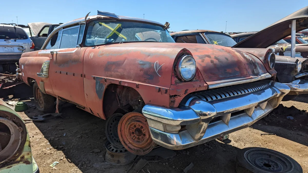 99 - 1955 Mercury Monterey in Colorado junkyard - Photo by Murilee Martin