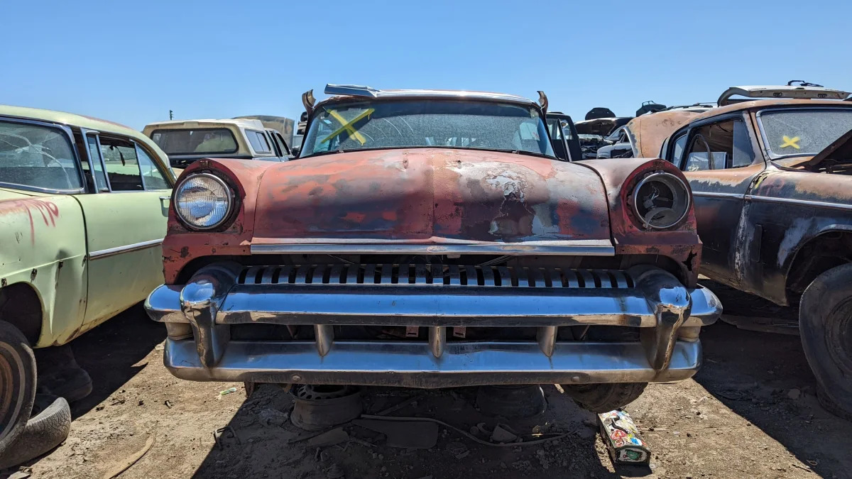 36 - 1955 Mercury Monterey in Colorado junkyard - Photo by Murilee Martin