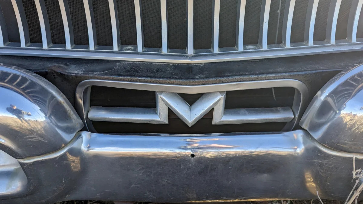 09 - 1957 Mercury Montclair Phaeton Sedan in Colorado junkyard - photo by Murilee Martin
