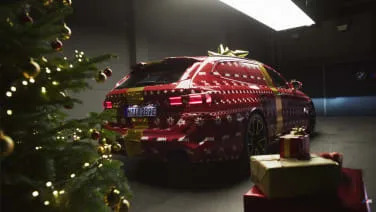 2024 BMW M5 Touring previewed in Christmas-themed wrap