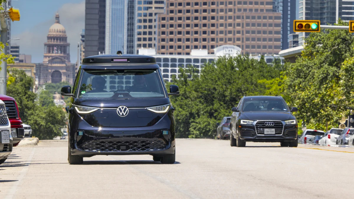 VW ID. Buzz Autonomous Test Cars Austin