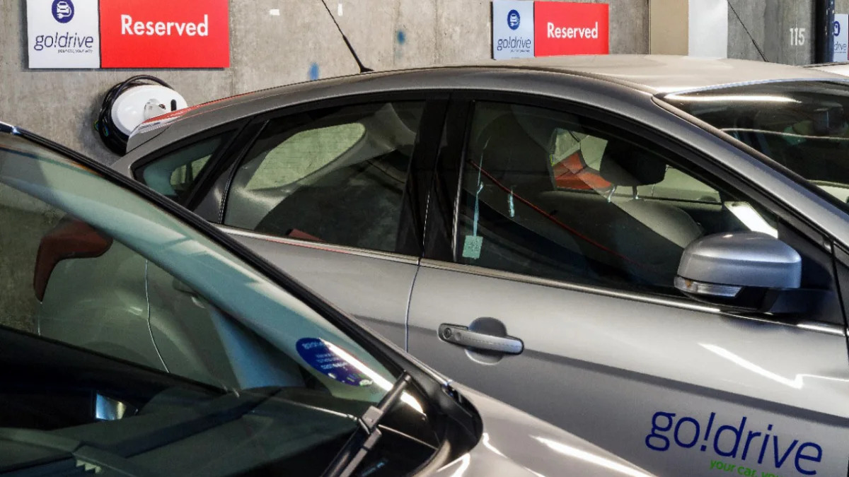 ford godrive carsharing in london decal