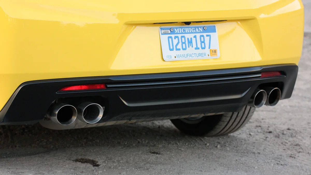 2016 Chevrolet Camaro rear fascia