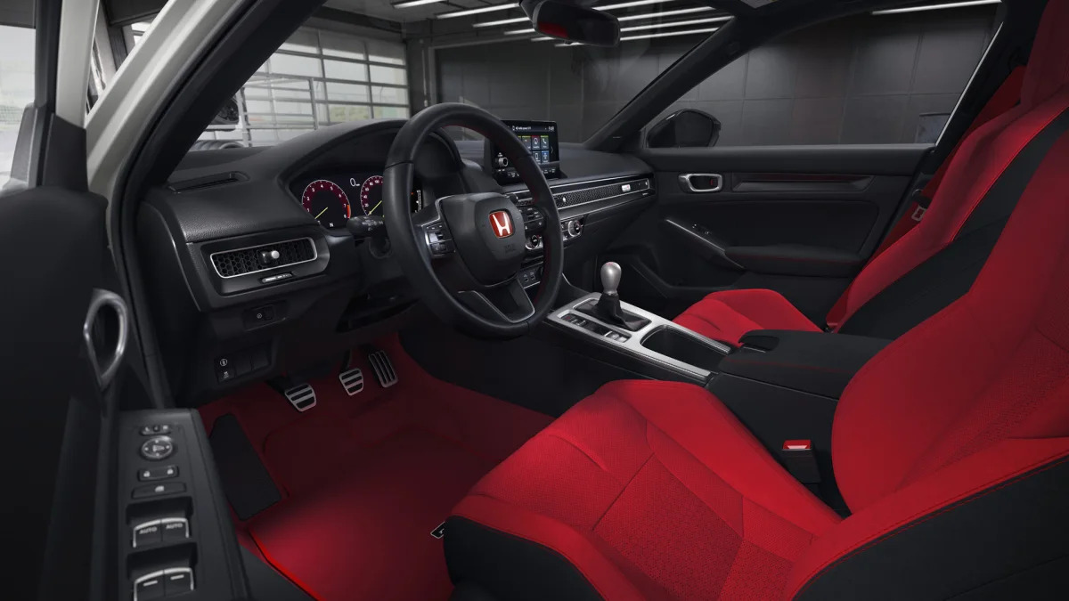 2023 Honda Civic Type R interior from driver