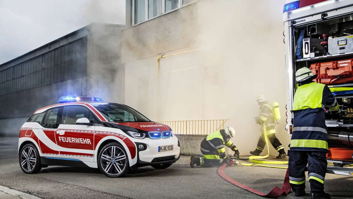 BMW i3 fire vehicle