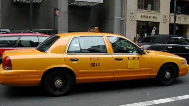 Last two NYC Ford Crown Victoria taxis finally at the end of the road