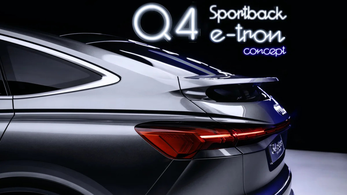 Audi Q4 Sportback E-Tron concept studio photo 26