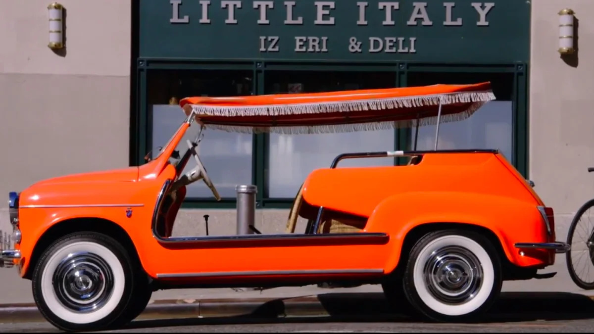 1959 fiat 600 jolly comedians in cars getting coffee louis ck