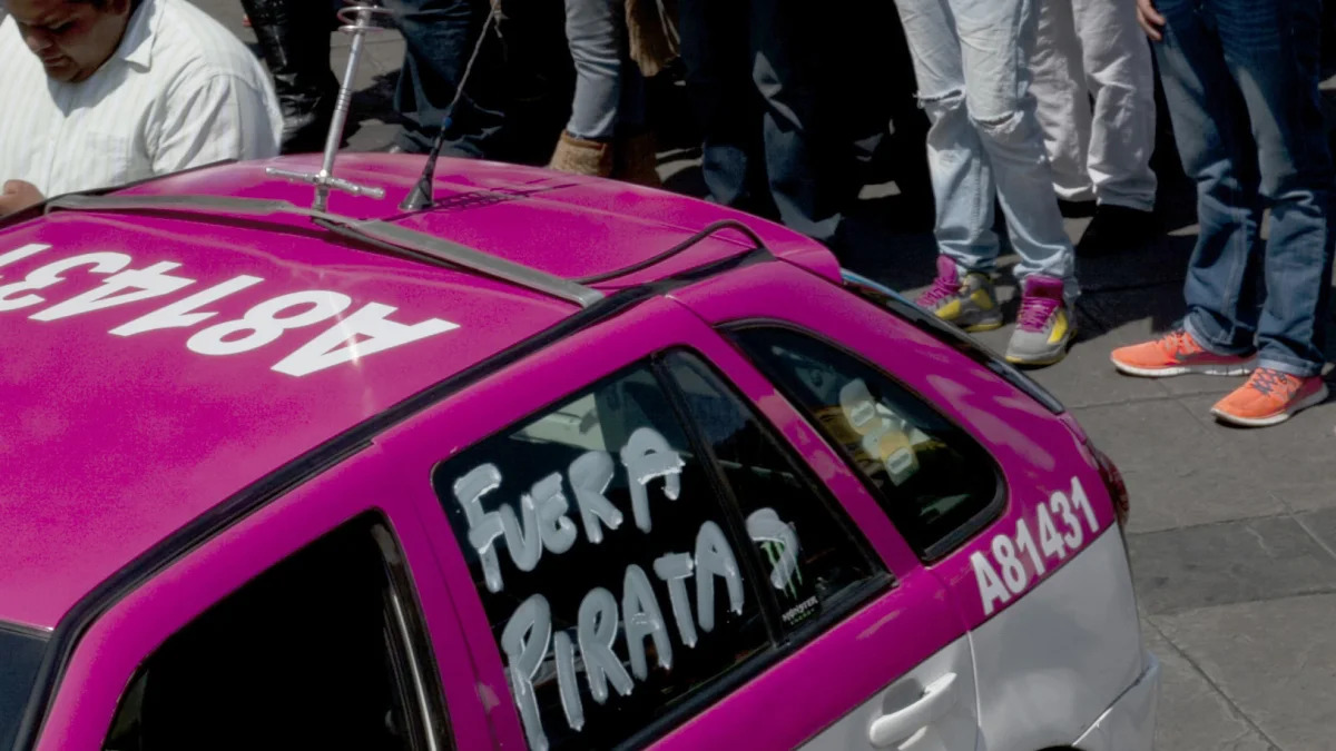 Mexico Taxi Protest