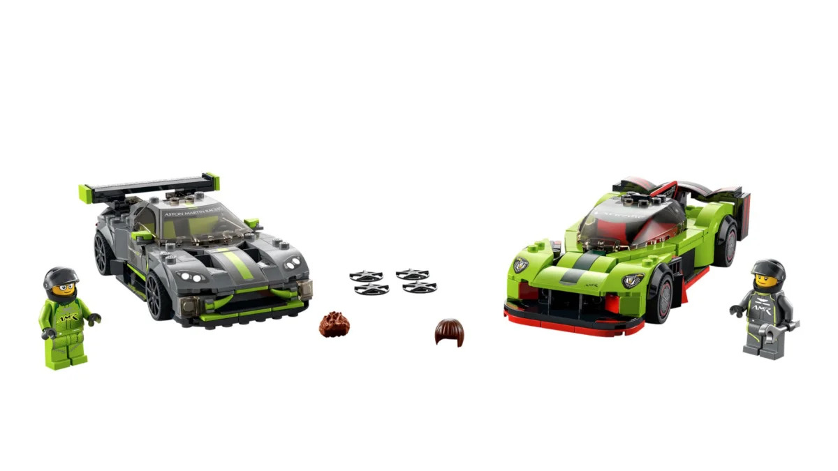 Lego Speed Champions Aston Martin Valkyrie AMR & Vantage GT3 4