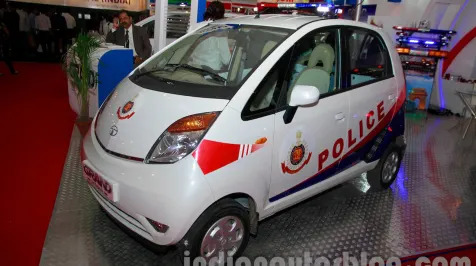 <h6><u>Tata Nano Police Cruiser by Grand IJS Electronics</u></h6>