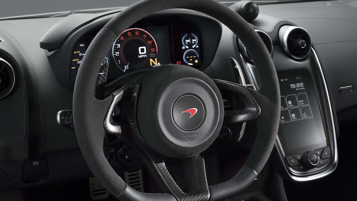 2017 McLaren 570S with Track Pack steering wheel