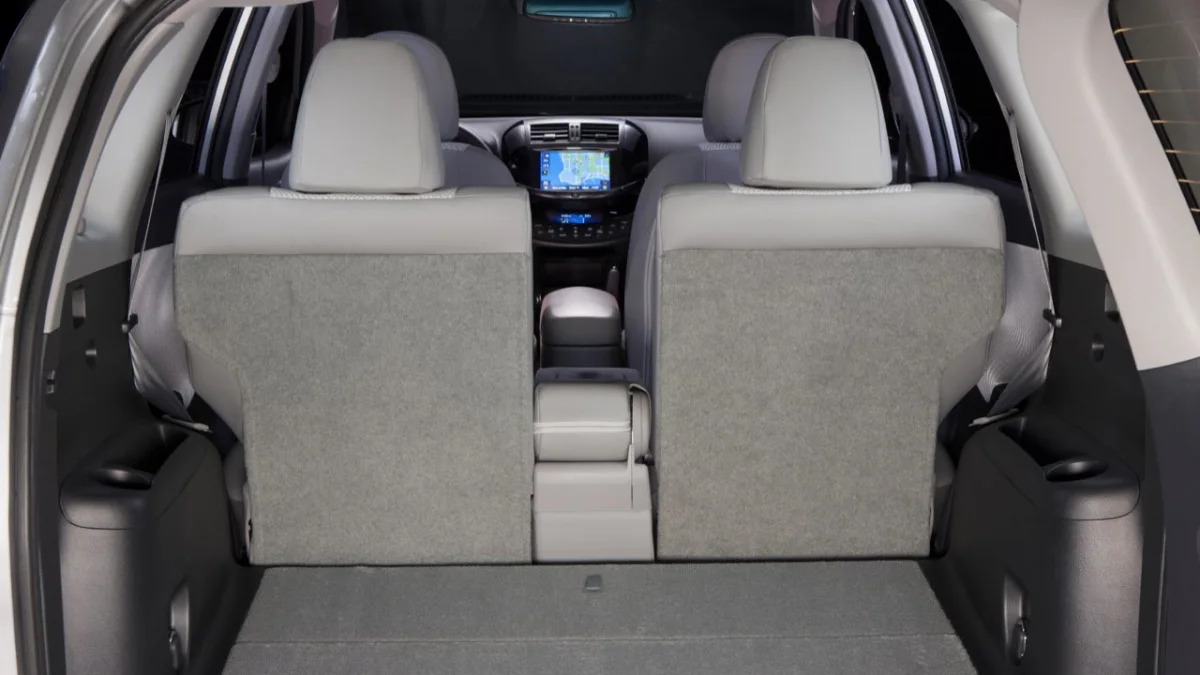 Toyota RAV4 EV rear cargo space