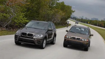 BMW X5s, Old and New