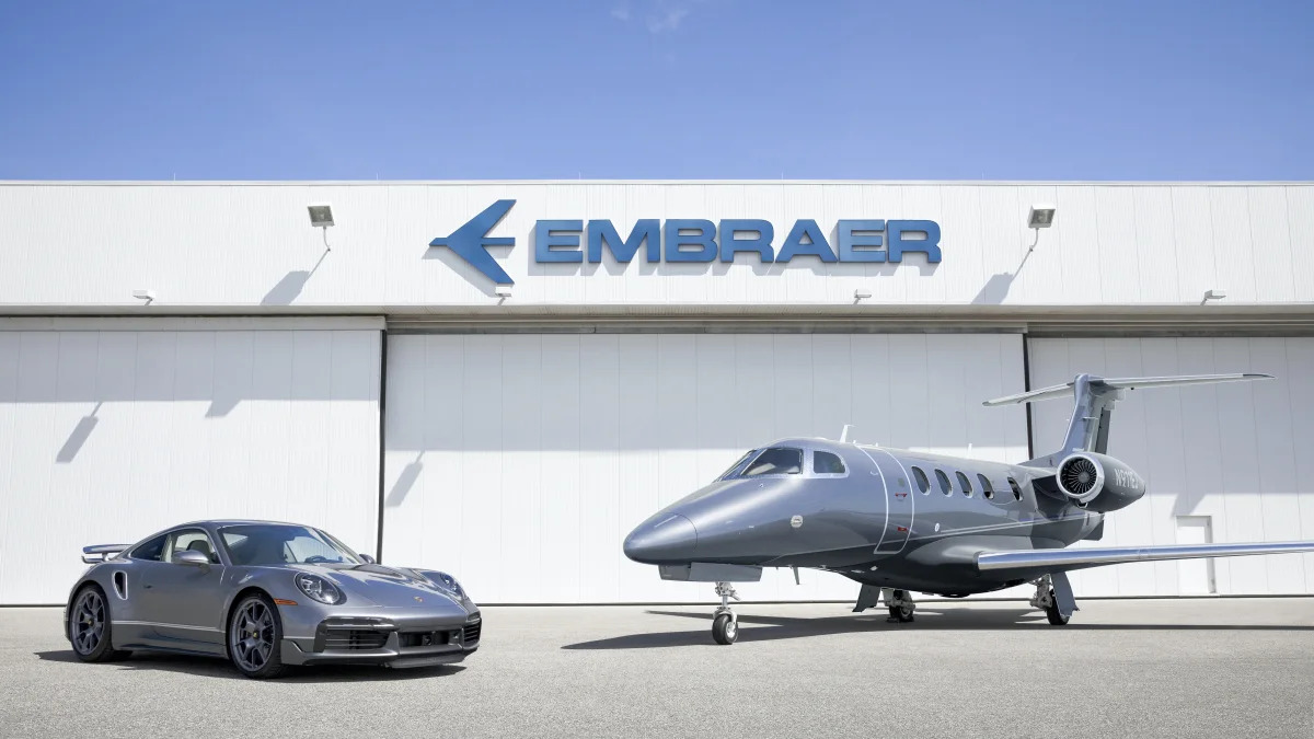 Embraer and Porsche 911 Turbo S collaboration