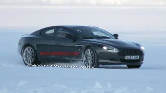 Aston Martin Rapide - spy shots on ice