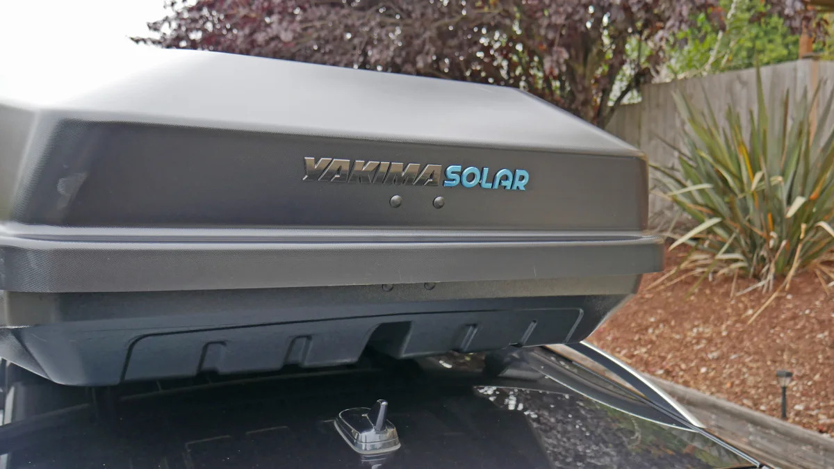 Yakima CBX Solar on Allroad rear detail