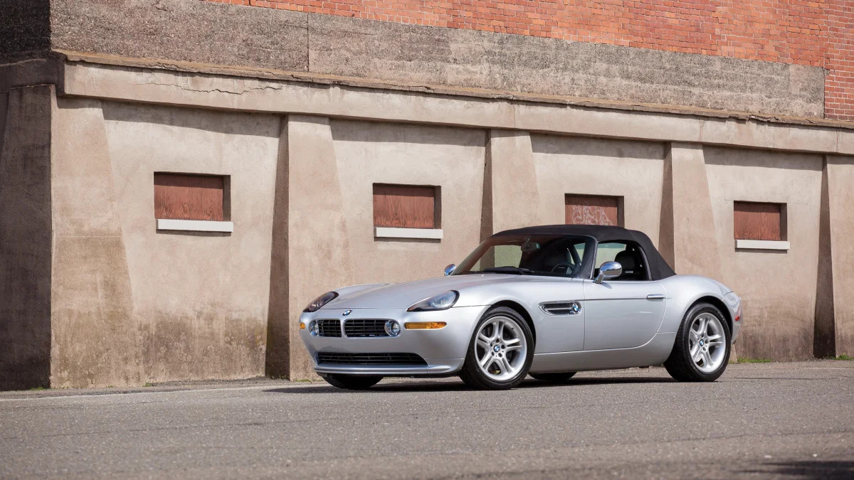 2001 BMW Z8 front 3/4 roof up