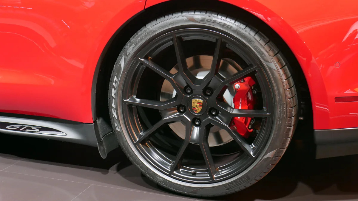 2022 Porsche Taycan GTS Sport Turismo rear wheel