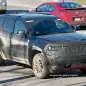 2017 Jeep Grand Cherokee facelift spied front 3/4