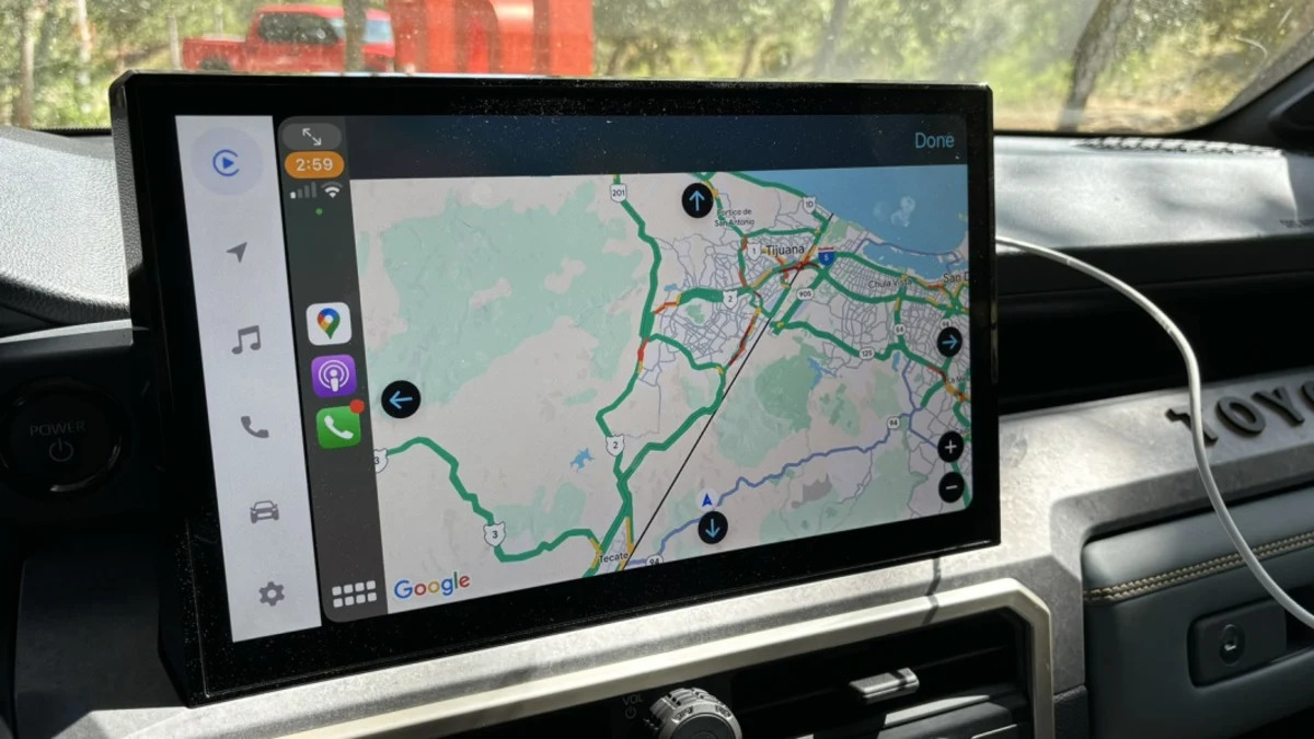 Toyota adding Apple CarPlay escape, docked menu bank as OTA infotainment update
