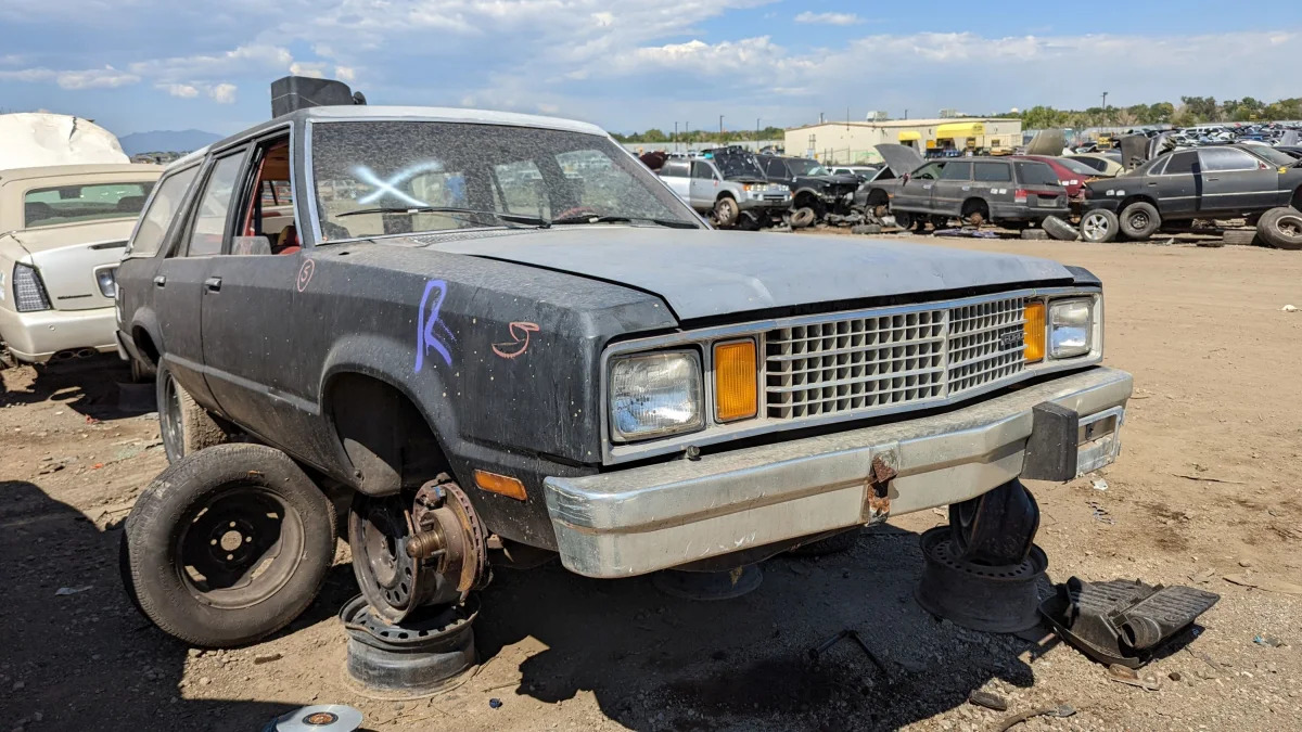 32 - 1979 Ford Fairmont Station Wagon in Colorado junkyard - Photo by Murilee Martin