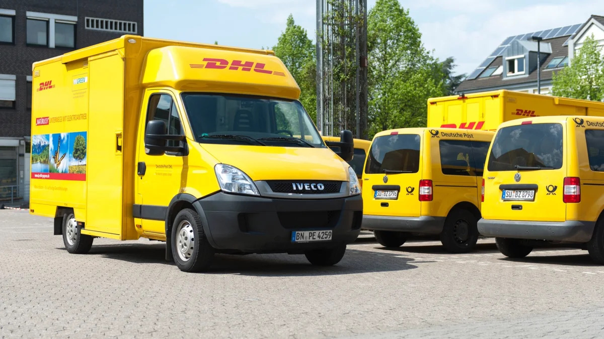 DHL Electric Mail Truck