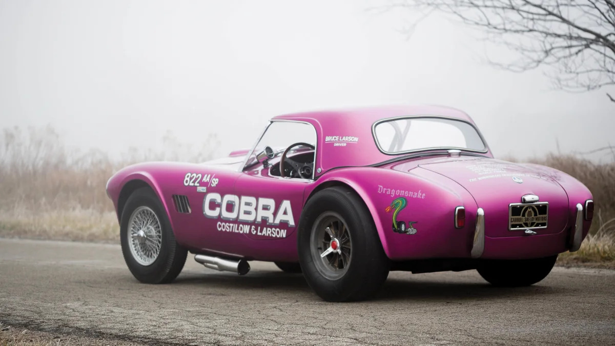 1963 Shelby 289 Cobra Dragonsnake rear 3/4