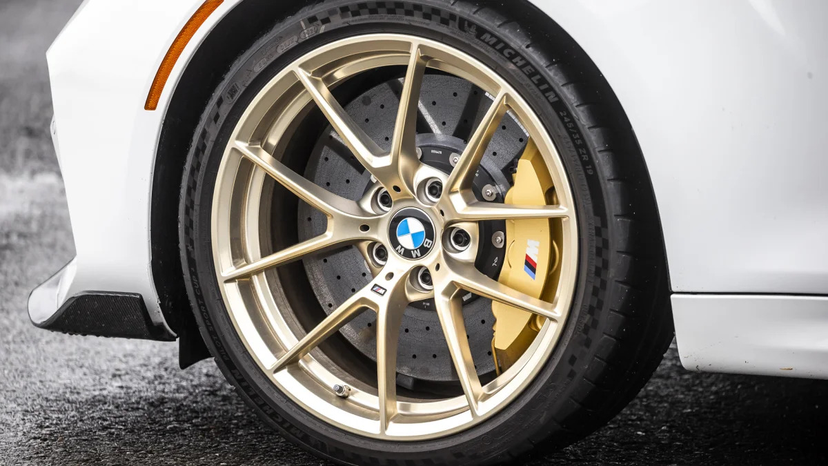 2020 BMW M2 CS gold wheels