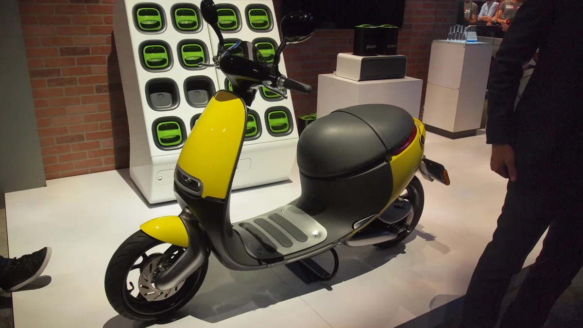 Panasonic Gogoro Electric Scooter at CES 2016.