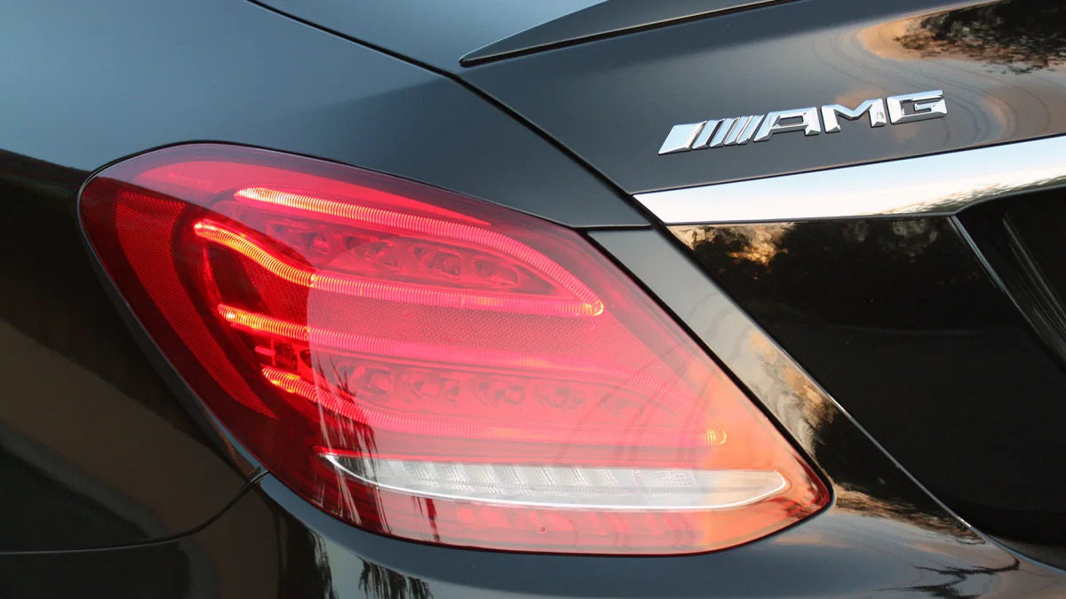 2015 Mercedes-AMG C63 S taillight