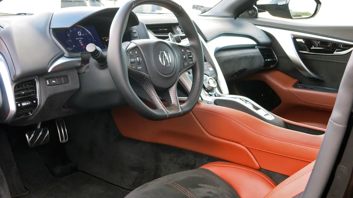 2017 Acura NSX interior
