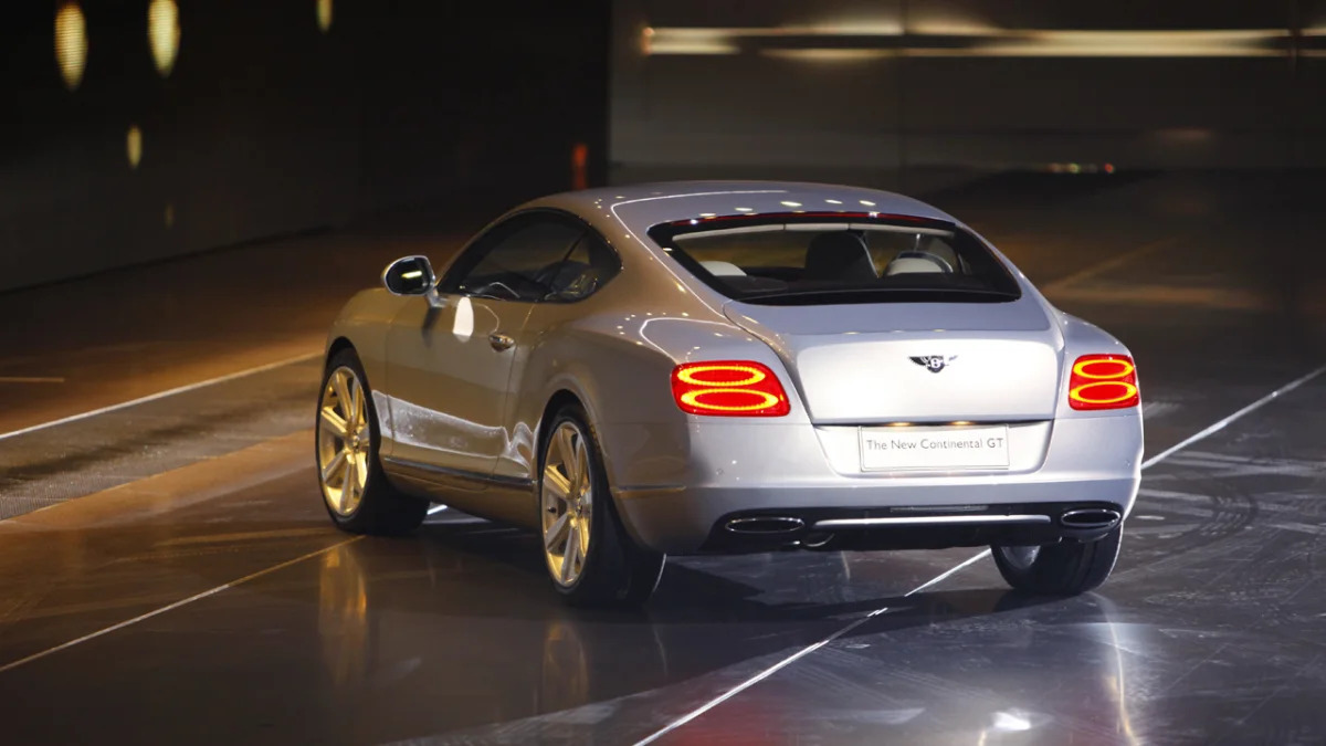 2011 Bentley Continental rear 3/4