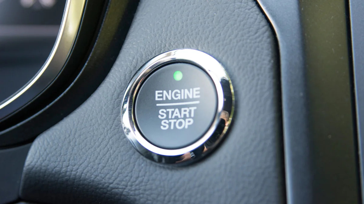 2017 ford fusion sport engine start stop button