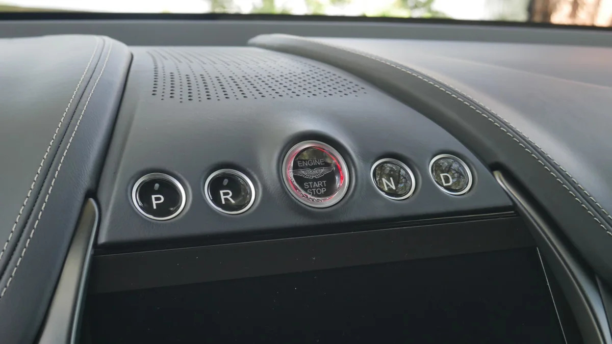 Aston Martin DBX707 button shifter